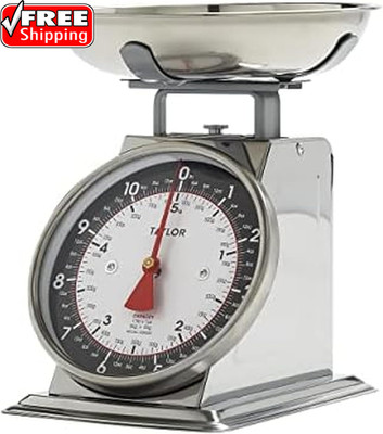 Mechanical Kitchen Food Scale with Bowl, Weighs up to 11Lbs, Measures in Grams a