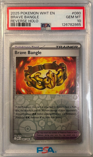 Brave Bangle graded PSA 10 for sale on eBay