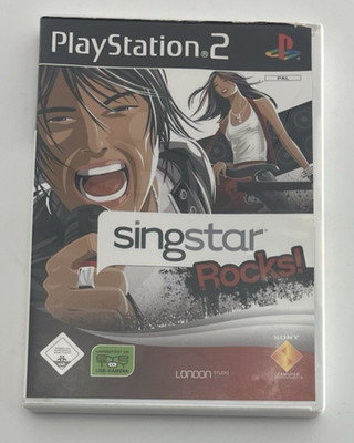 Singstar Rocks PS2 Karaoke Spiel guter Zustand