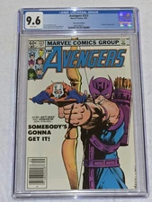AVENGERS #223 CGC 9.6 WHITE PAGES NEWSSTAND HAWKEYE ANTMAN COVER TASKMASTER