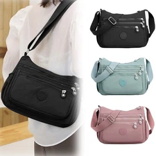 Waterproof Messenger Cross Body Ladies Handbag Shoulder Bag Womens Large Purse .