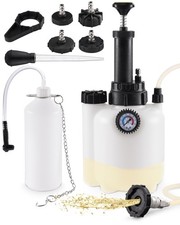 3L Brake Fluid Bleeder Kit w/ 1L Catch Bottle, Pressure Brake Bleeding Tool, ...
