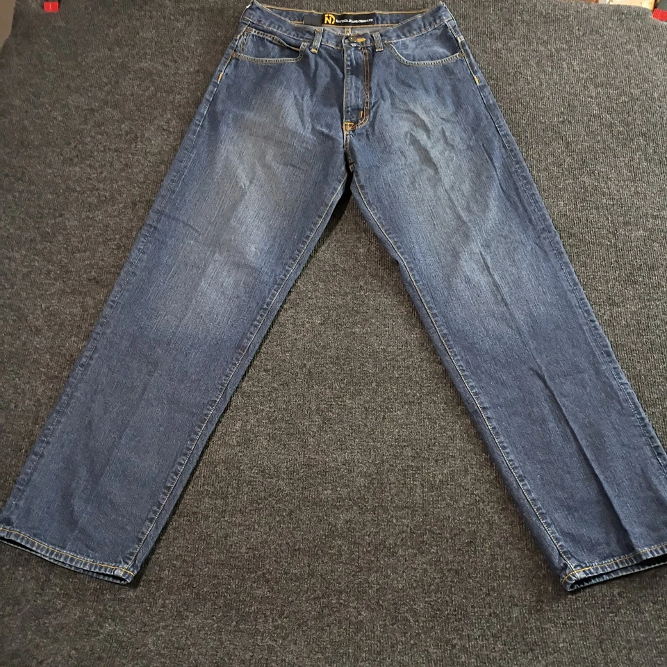 Nautica Jeans Co Mens 30x30 Blue Denim Straight Leg Easy Fit Vintage Y2K - Image 2 of 4