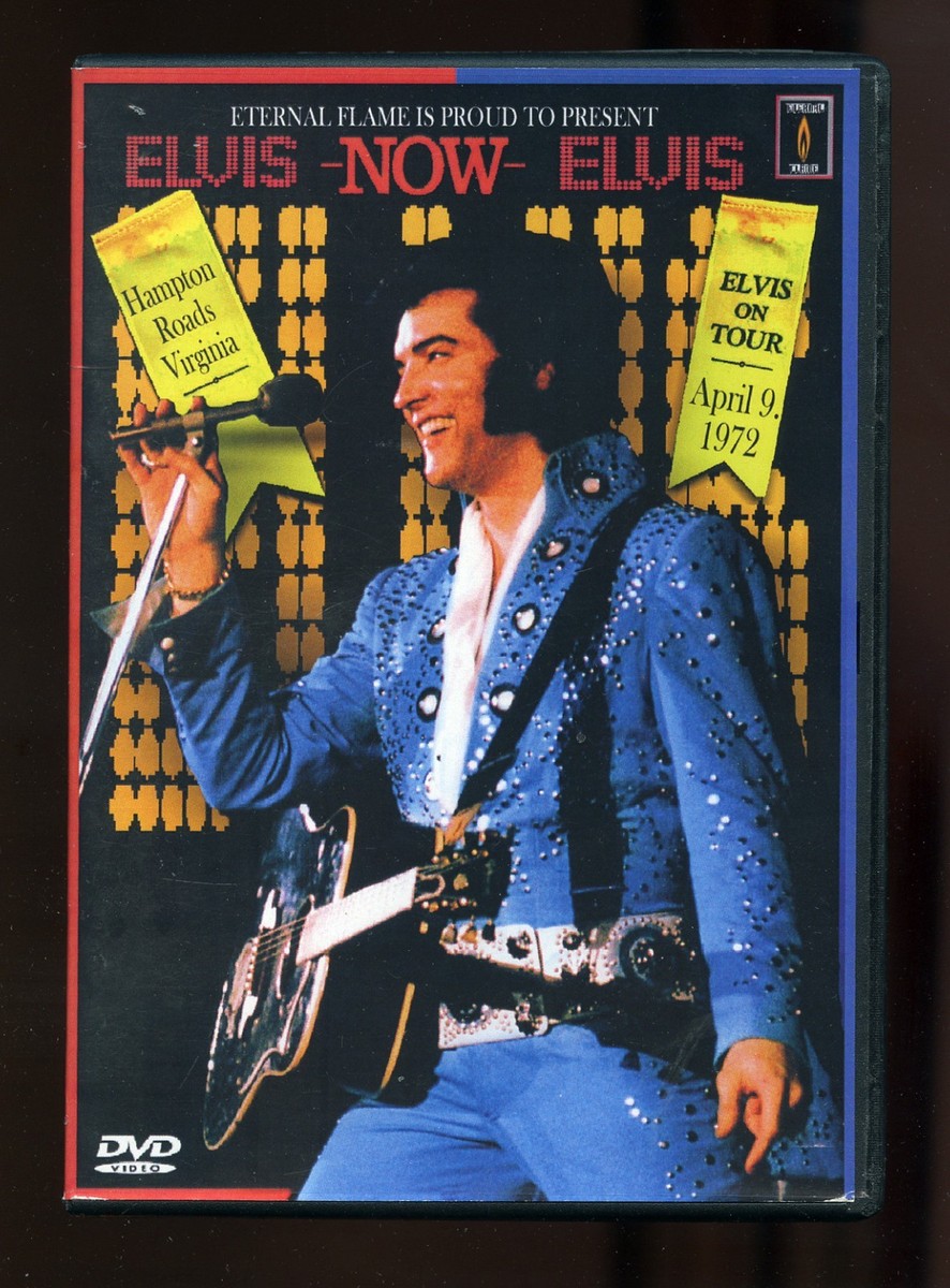Elvis Presley DVD- ELVIS NOW - Hampton Roads Virginia - 4/9/72