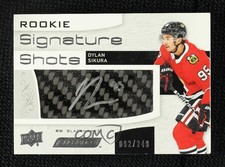 2018 Upper Deck Engrained Rookie Signature Shots 92/249 Dylan Sikura Auto 1ou7
