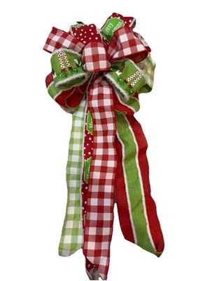 Hand Crafted Christmas  Bow.  GUC
