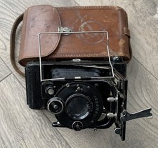 Houghton-Butcher ENSIGN CARBINE NO. 5 Lukos Lens Compur Folding Bellows Camera