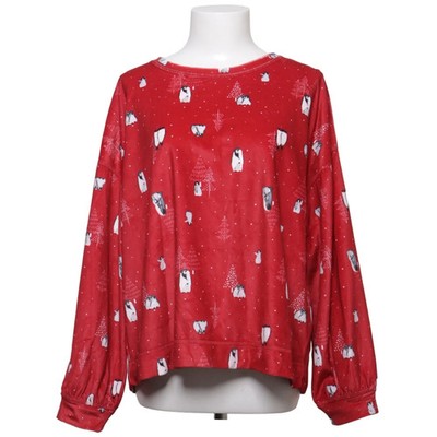 Dunnes Stores, Weihnachtspullover, Größe: 40/42, Rot/Weiß/Mehrfarbig #iH9
