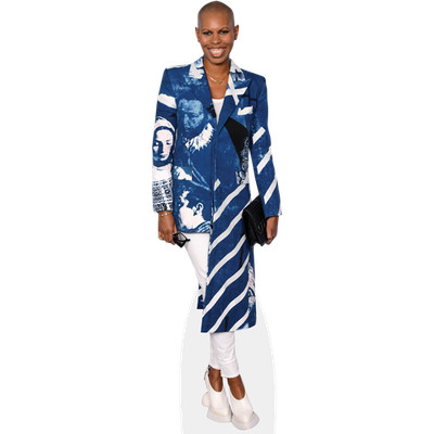 Deborah Anne Dyer (Blue Outfit) Mini Size Cutout