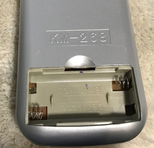 Coby DVD-224 Remote Control Silver KM-268 For Home Entertainment - Picture 4 of 5