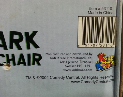 South Park 2004 aufblasbarer Stuhl. Oh mein Gott, sie haben Kenny getötet. Kidz Kraze. - Bild 5 von 8