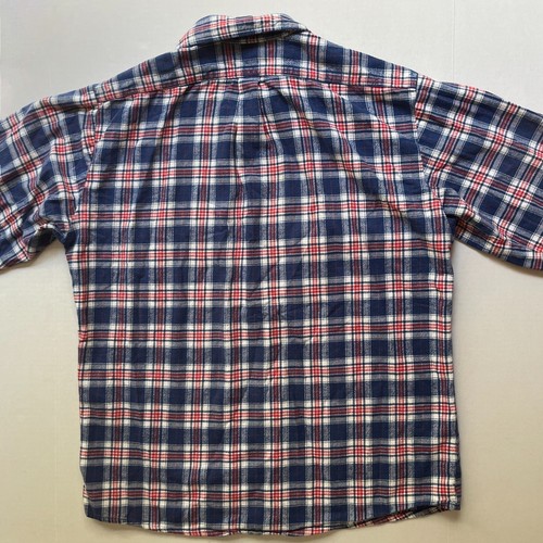 Camisa Vermont Flannel Co Para Hombres XL Azul Rojo LS Cuadros Hecha en EE. UU. Algodón Exterior - Imagen 5 de 11