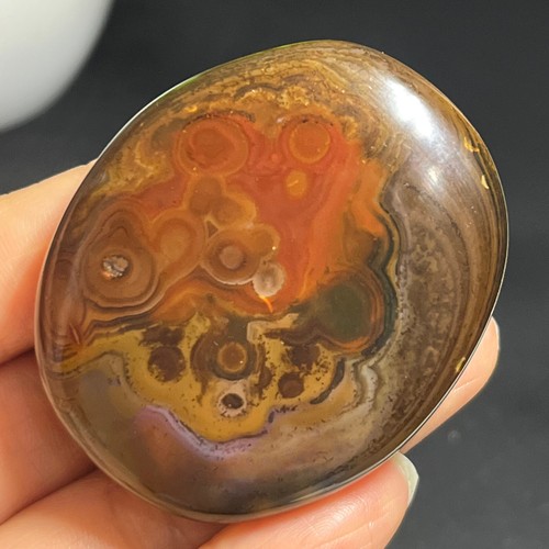 64g rare Natural Gobi silk wrapped agate Madagascar beautiful to watch G1 - Picture 9 of 23