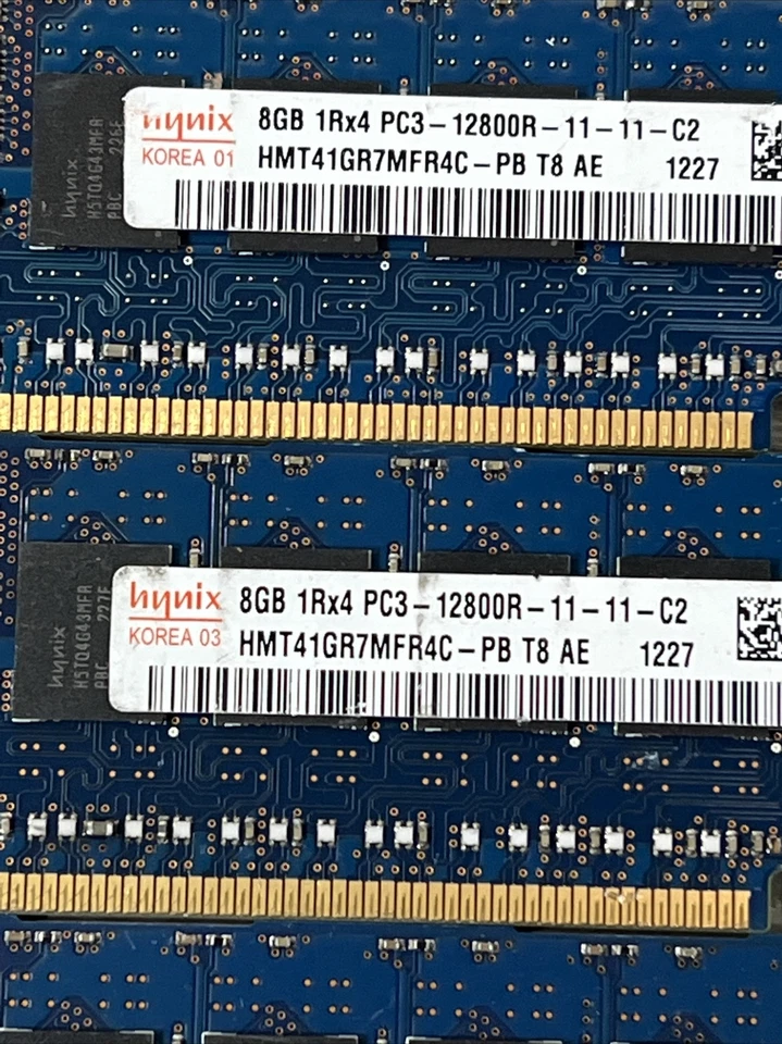 Lot Of 5 - Hynix HMT41GR7MFR4C-PB PC3-12800-11-11-C2 (1227) - Image 4 of 4