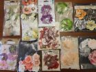 New Prima Marketing Paper Fabric Flower Texture Element more 12 pkg total #12