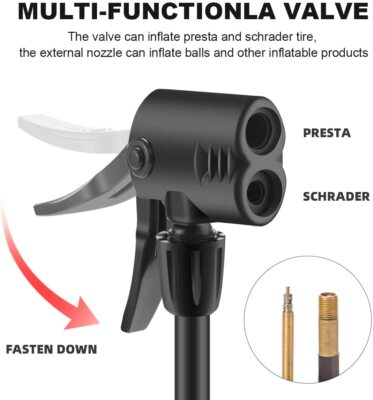 How To Put Air In Bike Tire With Presta Valve Bike Tire Pump TMP1