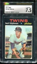 1971 Topps Baseball #026 Bert Blyleven RC CSG 7.5 NM+  (C1035016020)