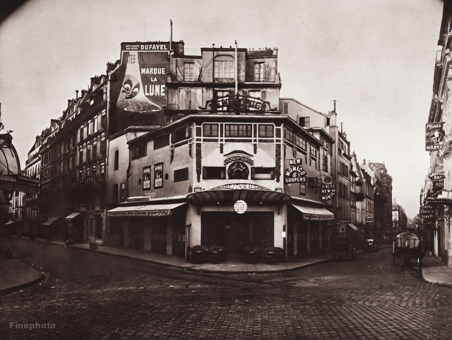 1900/63 Vintage EUGENE ATGET Paris Street Architecture Photo