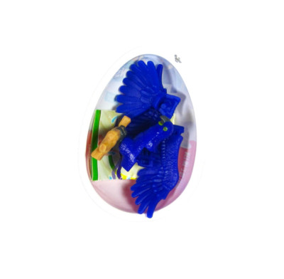 Blue Macaw Parrot Bird Kinder Joy Collectible Mini Toy School Project Display