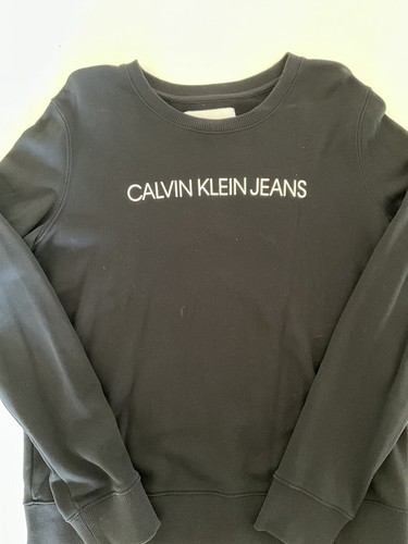 Calvin Klein Jeans Women’s Black Sweater Jumper Size L - Picture 5 of 10