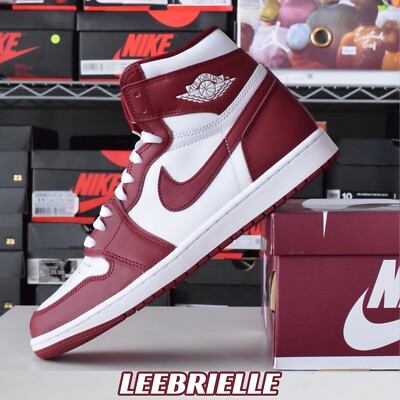 Nike Air Jordan 1 High OG Team Red White Men's Size NEW DZ5485-160