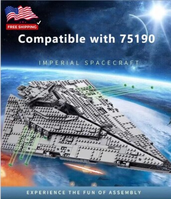 New Spaceship Bricks Destroyer Space Imperial Ship Building Block Set Toys