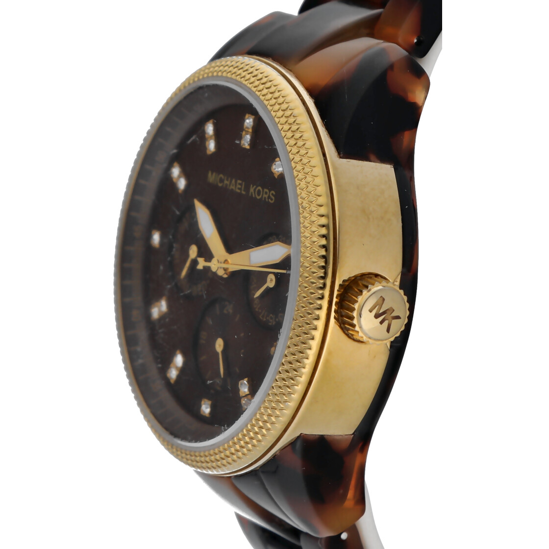 Michael Kors MK-5038 Jet Set Tortoise Shell Acrylic 37mm  display picture 3