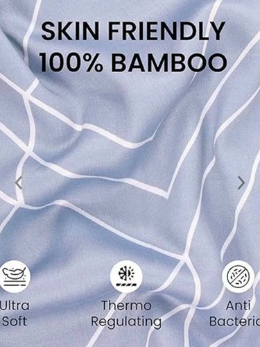 Bamboo Bedsheet Set King Size | Soft Cooling 300 Thread Count with 2 Pillow Case - Picture 6 of 41