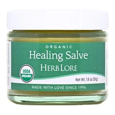 Herb Lore Organic Healing Salve - Diaper Rash Cream Ointment, Drool, Herbal