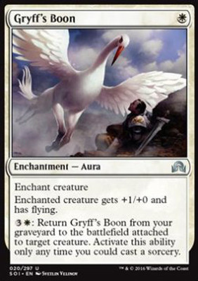 MTG 4x GRYFF's BOON - GRYFF GIFT - SOI - MAGIC