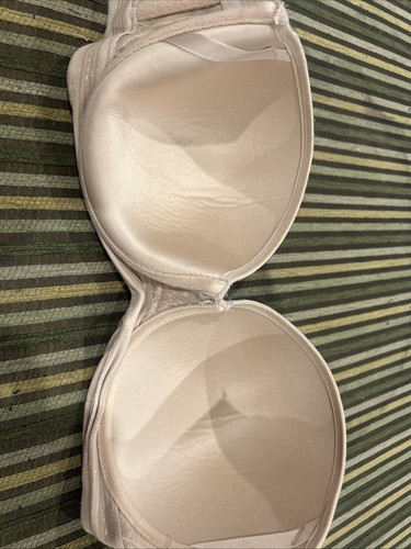 BERLEI STRAPLESS CRACKLE PRINT NUDE BRA SZ 16 DD (ACC96 - Picture 4 of 6