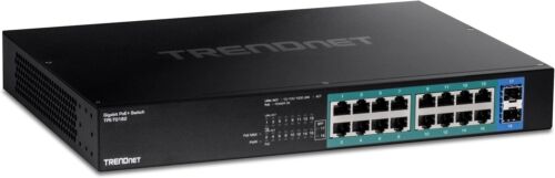 TRENDnet TPE-TG182 18-Port PoE+ Unmanaged Ethernet Switch - New