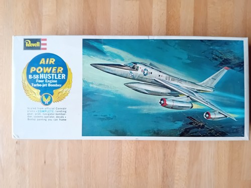 Vintage 1961 Revell "Air Power" Convair B58 Hustler