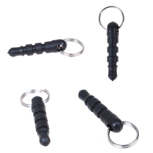 50pc 3.5mm Universal Black Phone Headphone Plug with Hole RingS-b JW - Zdjęcie 7 z 12