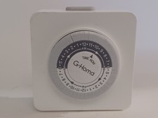 Timer Outlet Electric Indoor with 2 Grounded Outlet,Plug-in 24-Hour Mechanica...