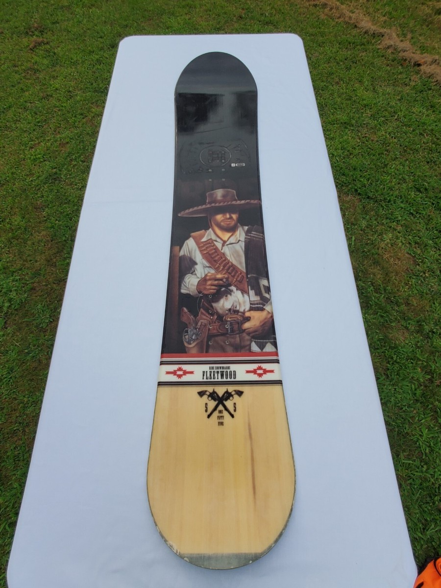RARE RIDE FLEETWOOD 155 SNOWBOARD COWBOY MENS SPORT ISSUE