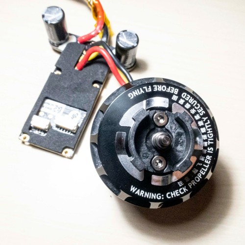 DJI Inspire 1 - Ersatzteile - V1 Motor 3510 CW + ESC M2/M4 schwarze Kappe 350KV