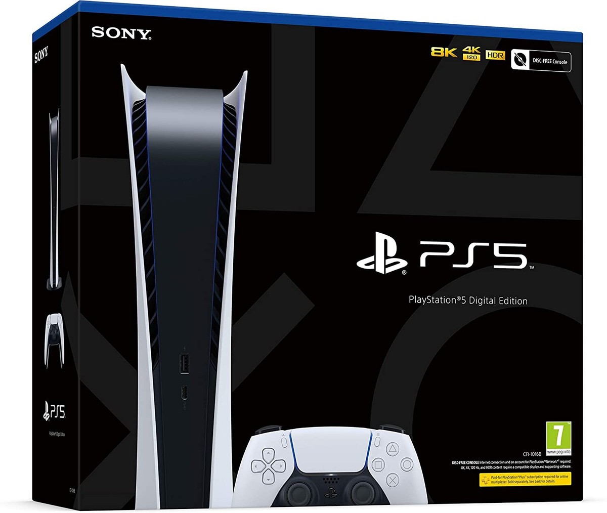 Sony PlayStation 5 PS5 - Digital Edition - Brand New - Next Day
