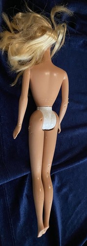 Barbie 1966 (1988) Mattel China ~ Blonde Blue Eye Pink Earng ~ Wear/DAMAGED #62 - Picture 3 of 6