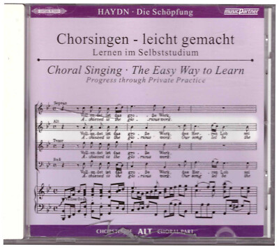 CD Chorsingen leicht gemacht Schubert Messe G-Dur Chorstimme Alt 