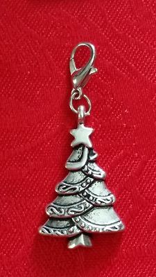 CHRISTMAS ANTIQUE SILVER CHARM - SLEIGH - SNOWMAN - SANTA - TREE - WINTER - U CH