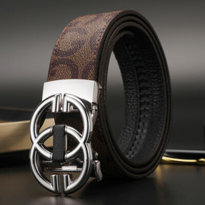 Luxury New Designer Belt Men Women Smooth Buckle Waist Strap  display picture 3