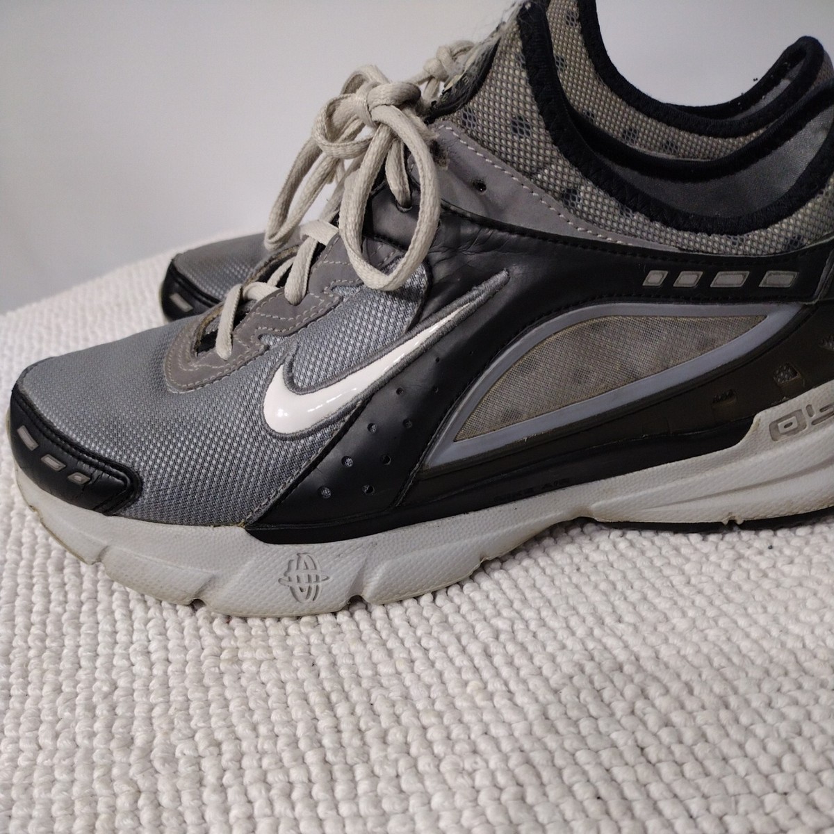 Size 12 Nike Air Huarache White Gray Mens‎ Low Top Running Shoes 313356-131 Nike Air Huarache Run Ultra Pale Grey for Sale  main image 2