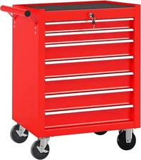 5/7 Drawers Rolling Tool Chest Tool Box Lockable Tool Storage Cabinet with Wheel