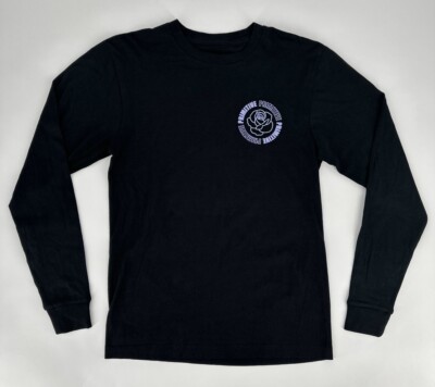 Primitive Apparel T-Shirt Men's Small Long Sleeve Black Graphic Tee NWOT