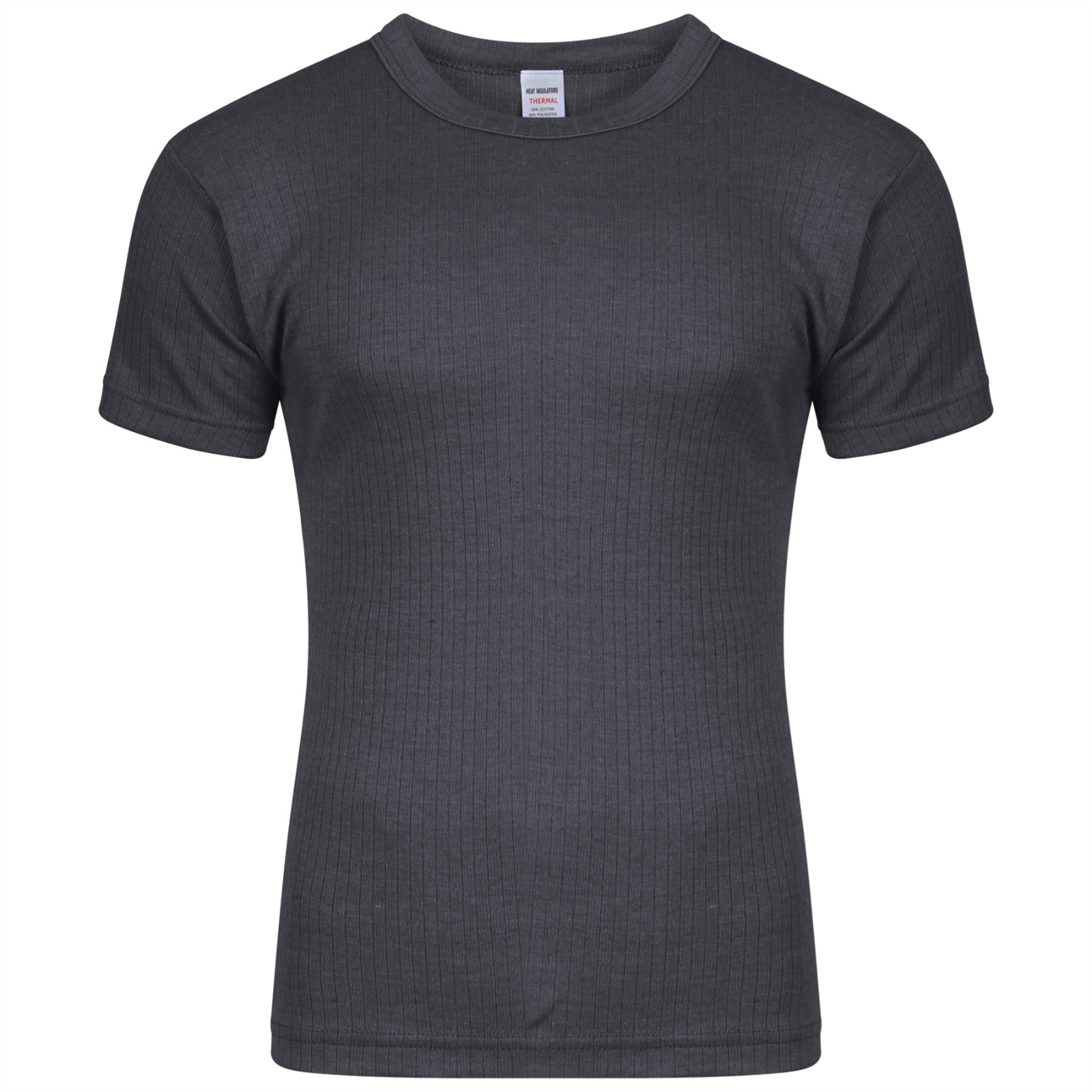 Mens Thermal T Shirt Top Warm Underwear Inner Vest Winter Base Layer S