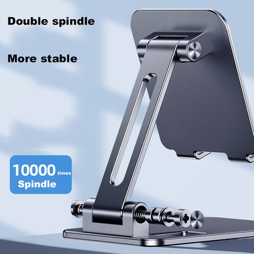 New Phone Stand iPad Desktop Adjustable Desk Tablet Table Holder Aluminum Alloy - Picture 7 of 10