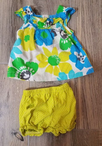 Lot Of 6 Baby Girl 6 Months Clothes Carter's Yampi Summer Lightweight Colors - Picture 2 of 7