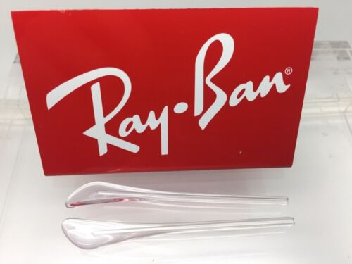 Authentic RayBan RB 3025 AVIATOR Replacement Clear Temple (Arm) Tips ray-Ban new - 第 1/3 張圖片