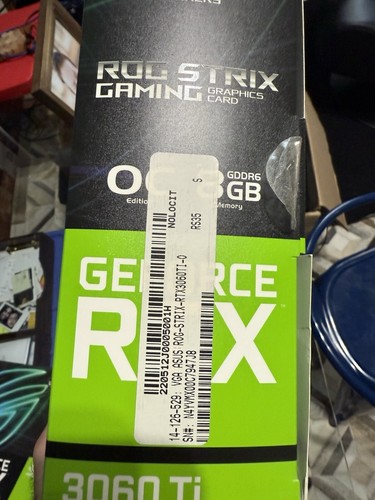 ASUS ROG Strix GeForce RTX 3060Ti OC 8GB GDDR6 Grafikkarte - Open Box - Bild 3 von 3